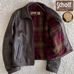 80s/38 SCHOTT 681 シングルライダース ブランケットライニング - メルカリ