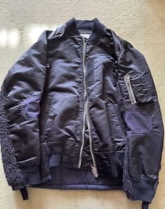 ☆美中古☆sacai ボア×MA-1 ブルゾン サイズ2 サカイ - メルカリ