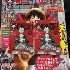 ワンピースマガジン ルフィ 2枚 - メルカリ
