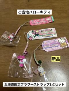 希少 激レア 新品 ご当地 ハローキティ 北海道 フラワー すみれ
