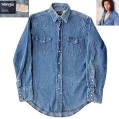 キムタク着 80S ラングラー WRANGLER ダンガリーシャツ デニムシャツ