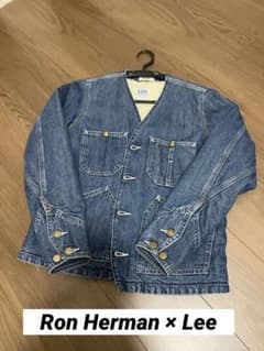 最終値下げ】RHCロンハーマン別注！Lee ノーカラーデニムジャケット