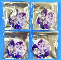 名探偵プリキュア 極楽湯 缶バッジ 4点セット 森亜るるあ マシュタン