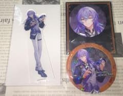 星導ショウ アニメイトカフェ アクスタ 缶バッジ コースター 3点セット