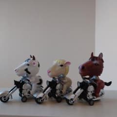 アニマルライダー 動物バイク ウマ ウシ ヒツジ プライズ品 まとめ売り