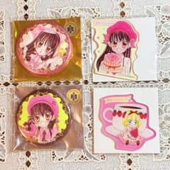 4点セット】りぼんカフェ 夢色パティシエール 缶バッジ アクリル