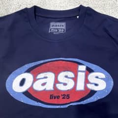 新品】 Oasis オアシス Tシャツ Logo Navy ネイビー L - メルカリ