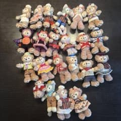 ダッフィー、シェリーメイ ぬいぐるみバッジ&ストラップ【22点セット