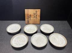 未使用】 赤膚焼 尾西楽斎 南都古瓦 銘々皿 6枚 - メルカリ