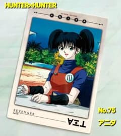 初期 HUNTER×HUNTER 【アニタ】カードダスマスターズ No.75 - メルカリ