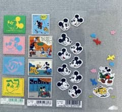90年代 レトロ ディズニー ミッキーマウス シール 4シートセット
