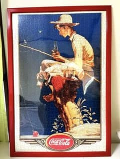 ノーマンロックウェル コカ・コーラ ジグソーパズル 廃盤 ポスター