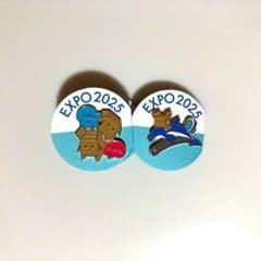 ブルーオーシャンドーム レンゴー ピンバッジ 2個 大阪関西万博 EXPO
