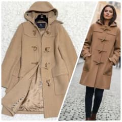 ヘリンボーン✨バーバリーロンドン ダッフルコート ロング丈 ノバ