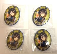 ウマ娘 4.5周年 グリッター缶バッジ ステイゴールド - メルカリ