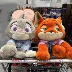 ズートピア2 ジュディ ニック ぬいぐるみ コストコブランケット入り