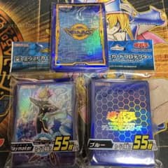 遊戯王スリーブ☆VRAINS 未開封3点セット/プレイメーカー ブルー