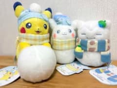 ポケモン ピカチュウとゆきあそび ぬいぐるみ セット - メルカリ