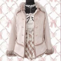 希少✨️LIZLISA系 ムートンコート ファー 姫ギャル 平成 y2k ピンク