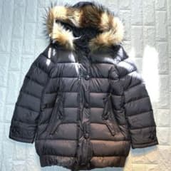 ナノユニバース 西川ダウン くるみボタン ラクーンファー ダウンコート