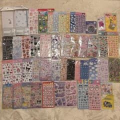 ボンボンドロップシール 肉球 タイル マシュマロ シール帳 シール交換