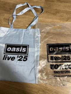 oasis オアシス LIVE 25 エコバッグ トートバッグ - メルカリ