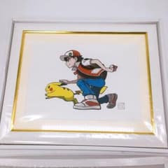 希少 未開封 ポケモン コレクタブルアート レッド&ピカチュウ 20周年