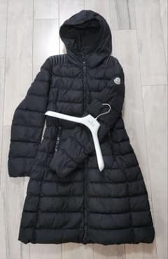 セール！【美品】モンクレール ダウンコート ブラック クリーニング済