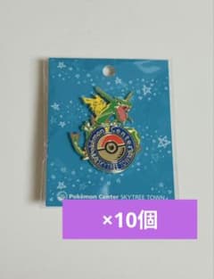 ポケモン ポケモンセンター ロゴピンズ スカイツリー レックウザ 10個