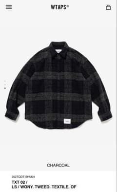 WTAPS 25aw TXT 02 LS WONY TWEED TEXTILE - メルカリ