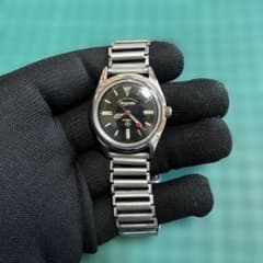 WEST END WATCH手巻き時計 黒文字盤 ステンレス - メルカリ