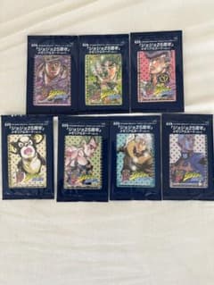 未開封】ジョジョの奇妙な冒険 25周年 メモリアルカード7種セット