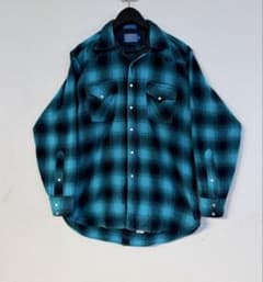 超超スペシャル 60s ペンドルトン オンブレ チェック シャツ L