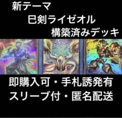 新テーマ】 遊戯王 巳剣ライゼオル 構築済みデッキ ミツルギ スリーブ