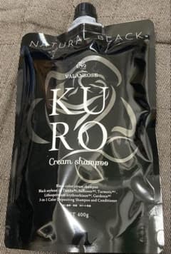 VALANROSE KURO クリームシャンプー ナチュラルブラック400g - メルカリ
