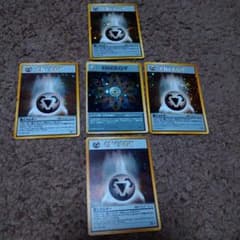 ポケモンカード エネルギーカード 5枚セット旧裏渦巻きホロ - メルカリ