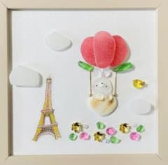 シーグラスアート 空の旅 No.70 ☆ハンドメイド☆ - メルカリ