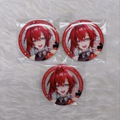 にじさんじ 8周年 グリッター缶バッジ アンジュ・カトリーナ - メルカリ