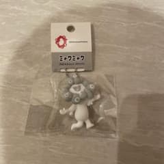 白 ミャクミャク PVCマスコット B ホワイト キーホルダー ボール