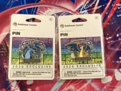 ポケモンセンター限定 ピンズEUIC ロンドン メガリザードンY