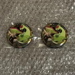 ポケミク ポケセン 初音ミク じめん フライゴン 缶バッジ 2点セット