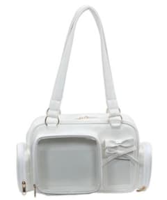 WEGO 2026痛バきらきらHAPPYパック ホワイト ぬいボストンバッグ