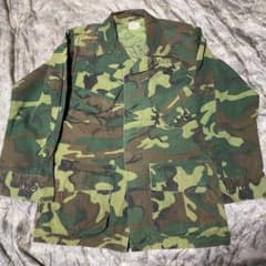 60s 米軍 ERDL迷彩 ジャングルファティーグ グリーンリーフXS-S - メルカリ