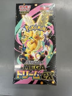 ポケモンカードゲーム MEGA ドリームex ボックス シュリンク&ぺりぺり
