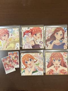 映画 五等分の花嫁 ミニ色紙 一花 二乃 三玖 四葉 五月 - メルカリ