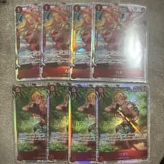 ワンピースカードゲーム SR:孔雀、ひばり 各4枚 合計8枚 まとめ売り