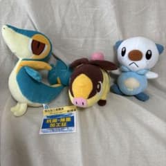 色違い ツタージャ ポカブ ミジュマル ぬいぐるみ 非売品 ポケモン