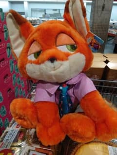 コストコ ディズニー ズートピア2 ニック・ワイルド ぬいぐるみ