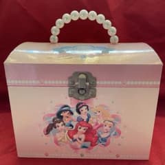 ディズニープリンセス オルゴール ジュエリーケース パール持ち手付