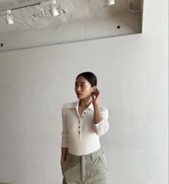 searoomlynn リネンコンビbig collar bodyスーツ S - メルカリ